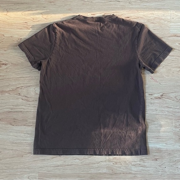 Vintage 👣 Hang Ten Tee Brown & Rainbow Men’s Medium - Picture 3 of 6